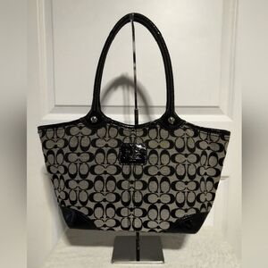 Authentic Coach CC Black Tote Purse